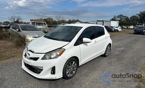 2012 Toyota Yaris из США, поврежденный, VIN JTDKTUD36CD523080